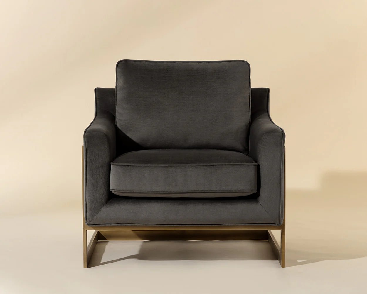 Kalmin Lounge Chair - Piccolo Pebble - Central Designs