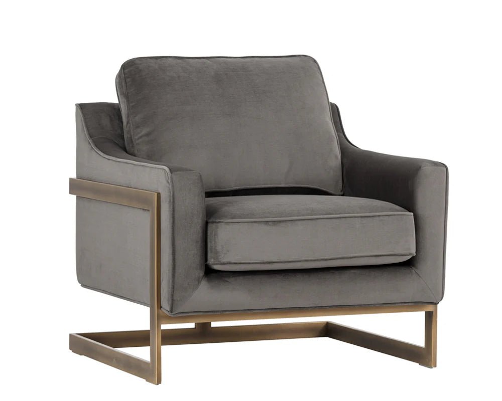 Kalmin Lounge Chair - Piccolo Pebble - Central Designs