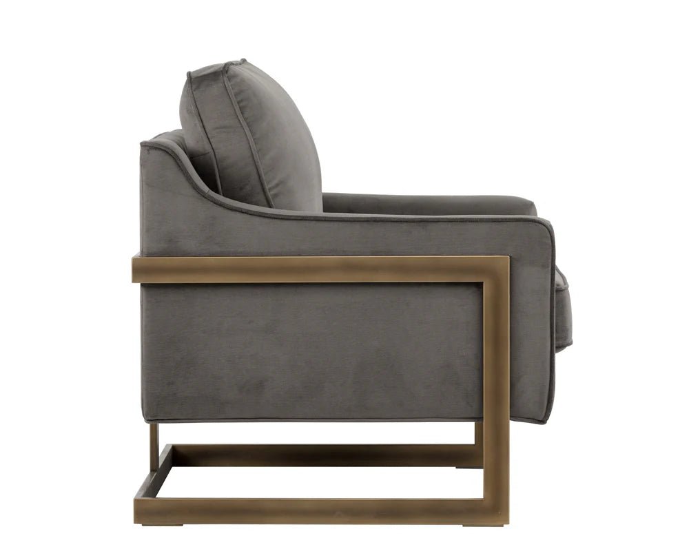 Kalmin Lounge Chair - Piccolo Pebble - Central Designs