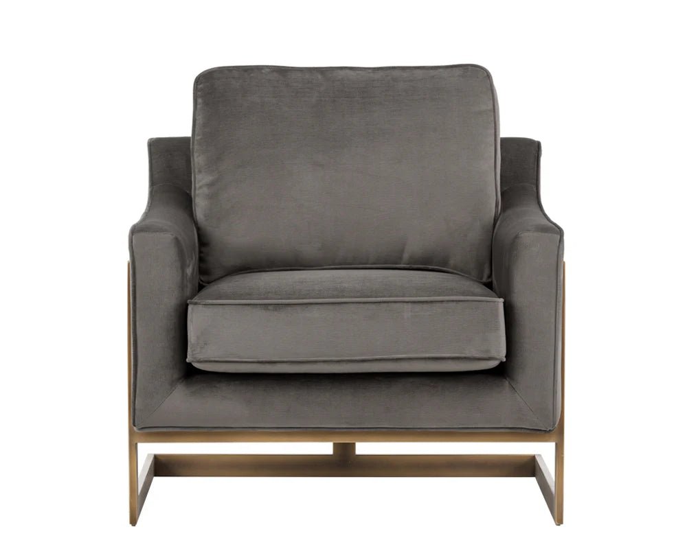 Kalmin Lounge Chair - Piccolo Pebble - Central Designs