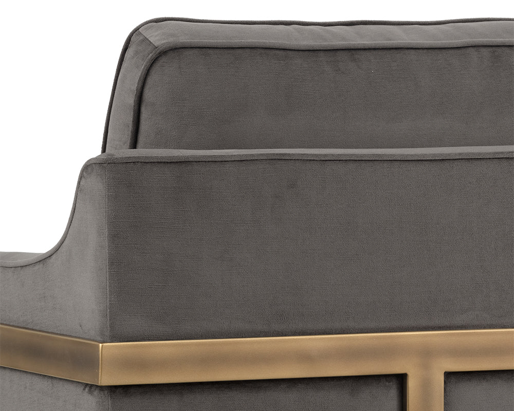 Kalmin Lounge Chair - Piccolo Pebble - Central Designs