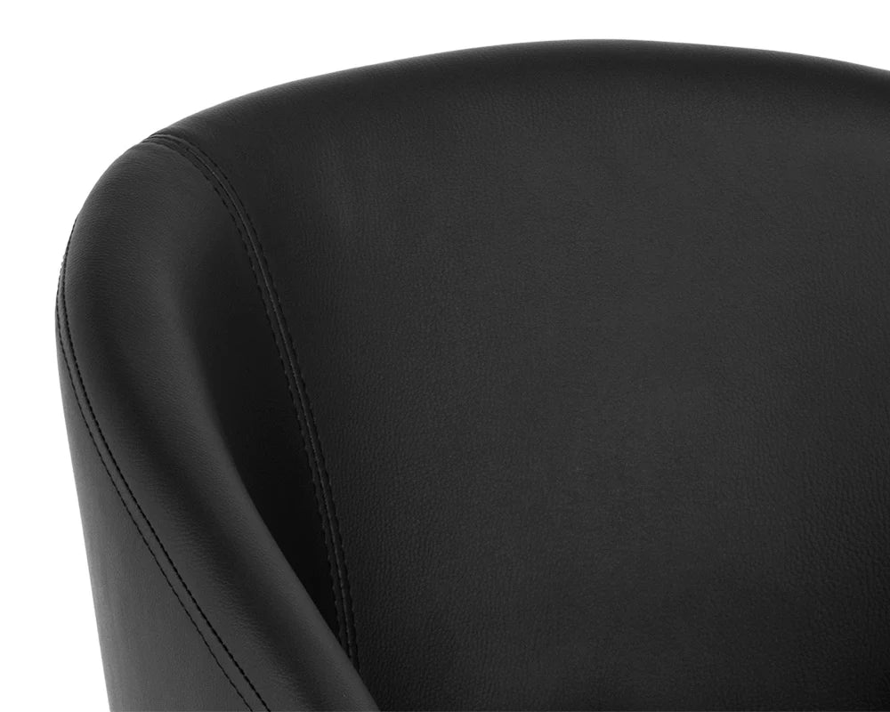 Thatcher Dining Armchair - Champagne Gold - Onyx - Central Designs