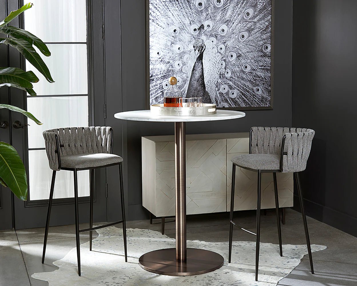 Enco Bar Table - Round - Central Designs