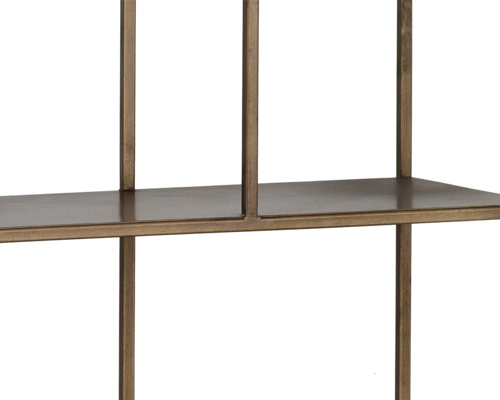 Eiffel Bookcase - Small - Antique Brass - Central Designs