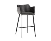 Griffin Bar Stool - Town Grey / Roman Grey - Central Designs