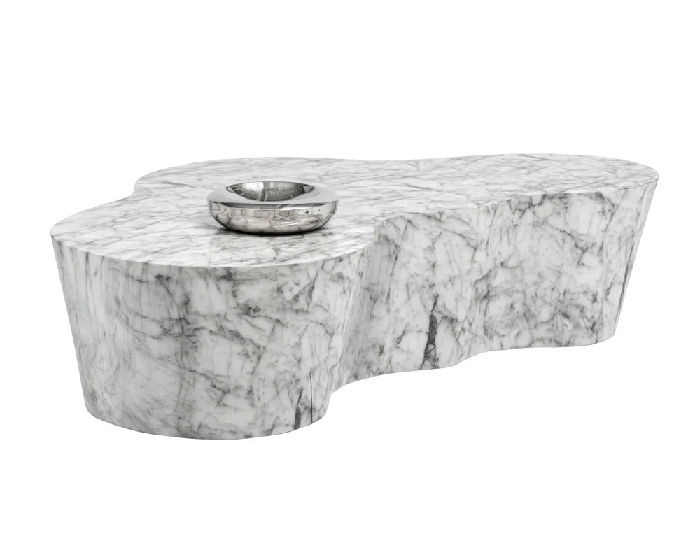 Ava Coffee Table - Marble Look - Central Designs