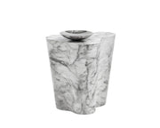 Ava End Table - Small - Marble Look - Central Designs