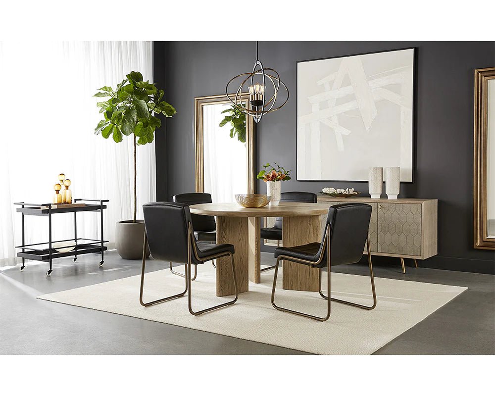 Anton Dining Chair - Vintage Black - Central Designs
