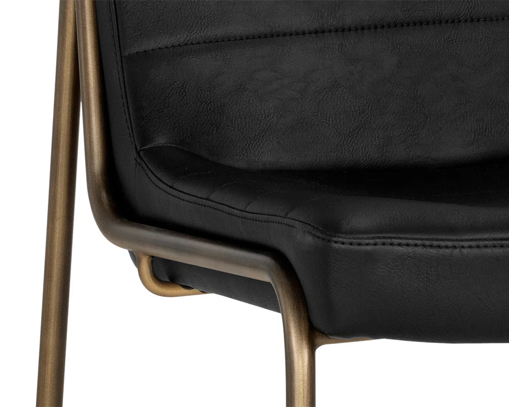 Anton Dining Chair - Vintage Black - Central Designs