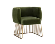 Gala Dining Armchair - Forest Green - Central Designs