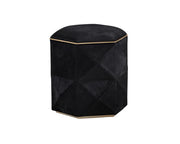 Ashanti Storage Ottoman - Black