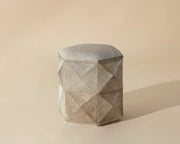Ashanti Storage Ottoman - Grey