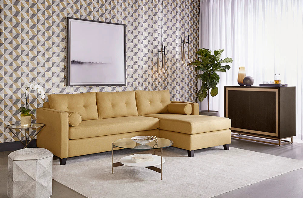 Ashanti Storage Ottoman - Grey