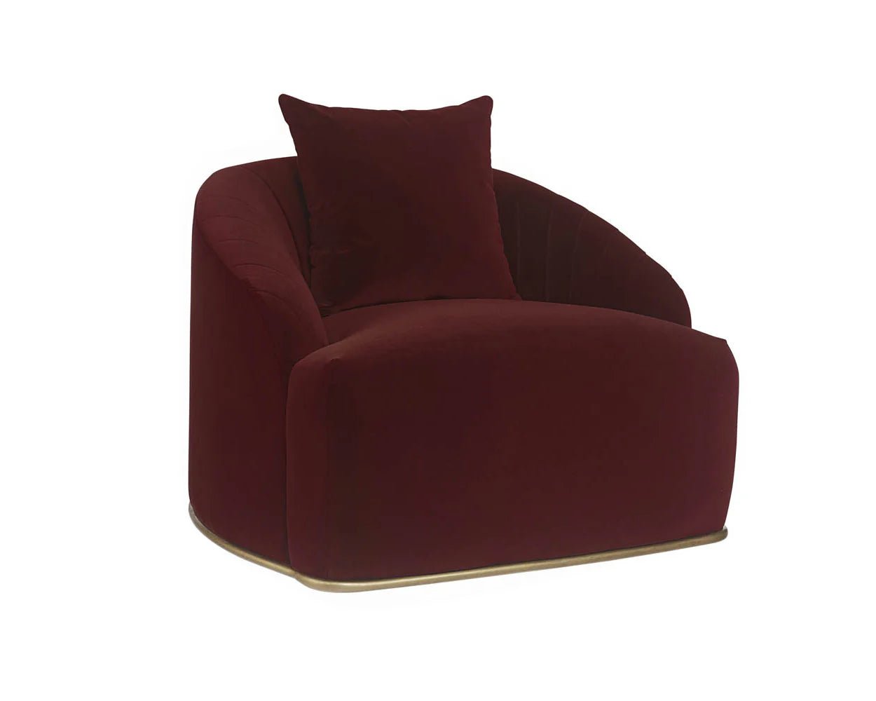 Astrid Armchair - Merlot - Central Designs