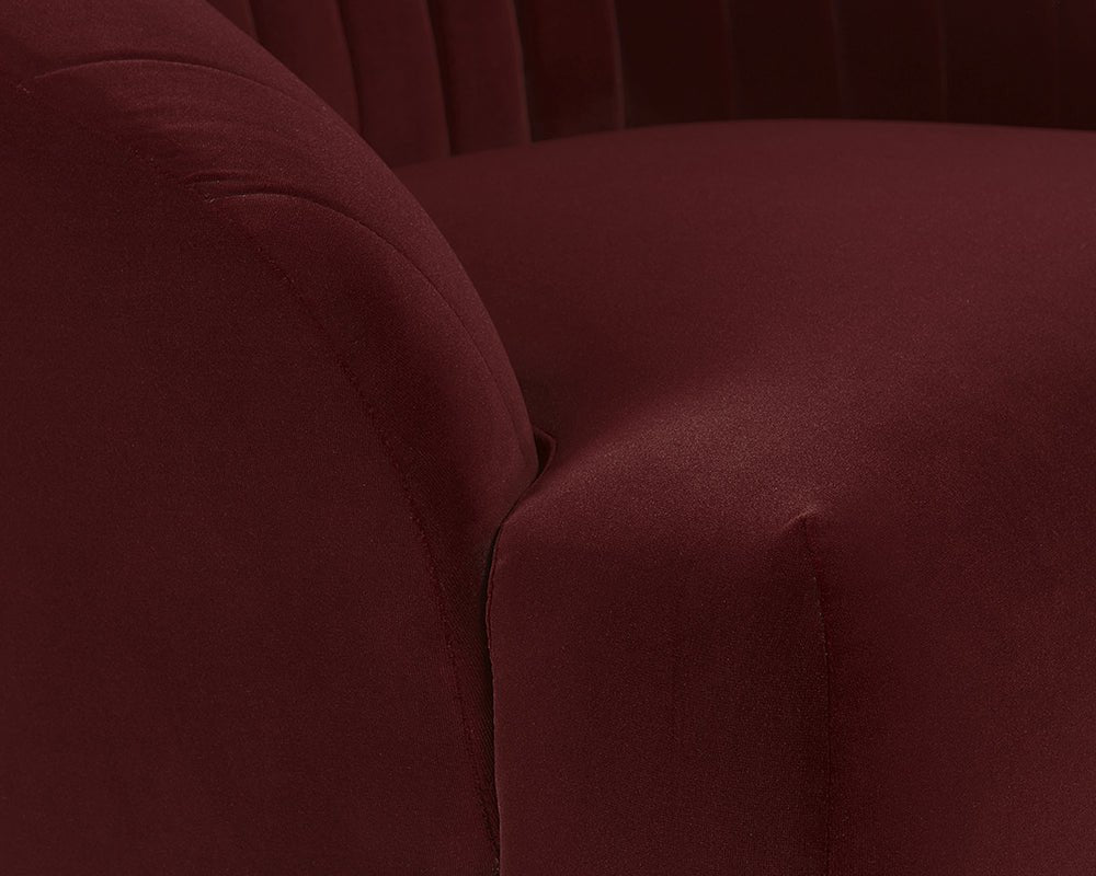 Astrid Armchair - Merlot - Central Designs