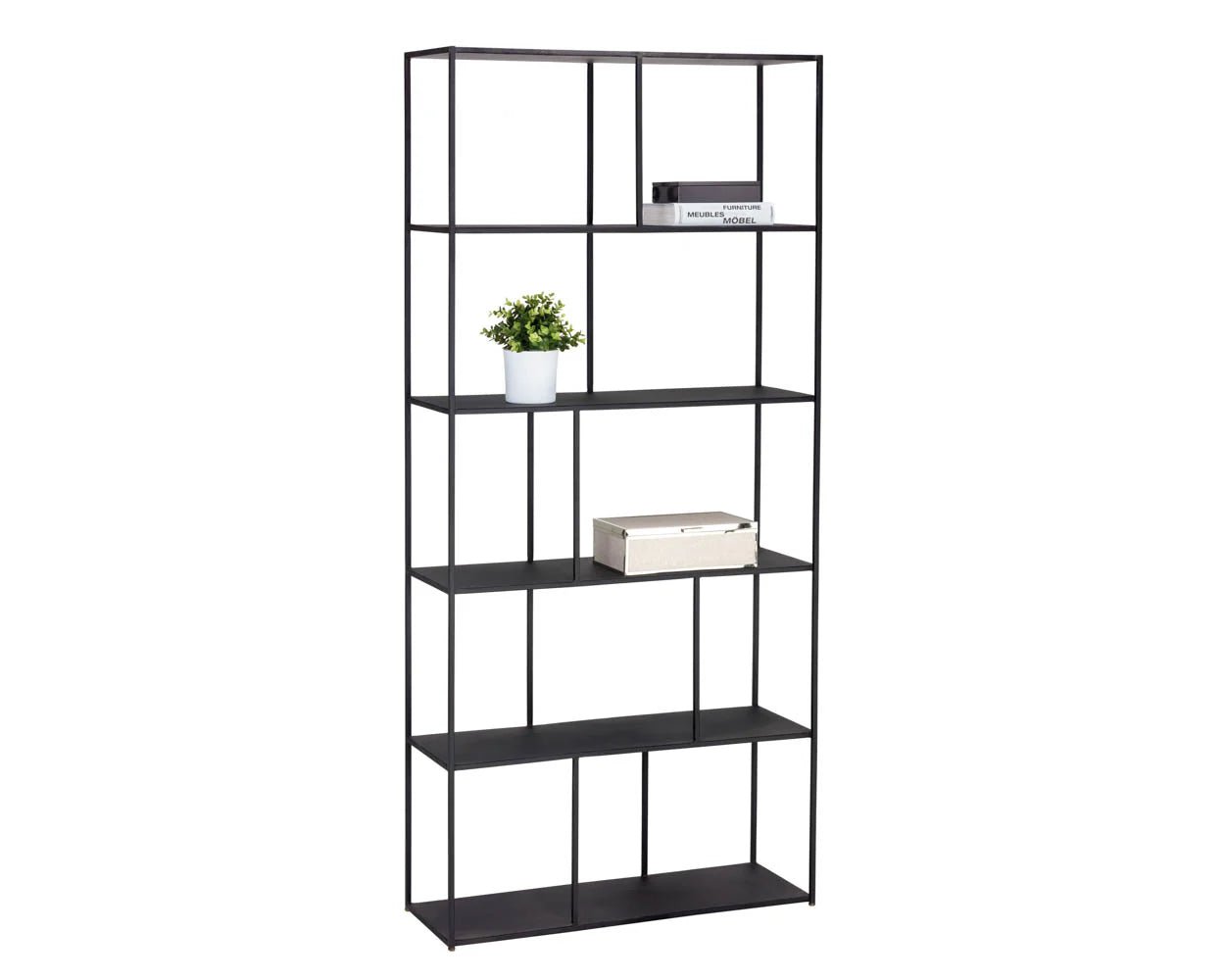 Eiffel Bookcase - Large - Black - Central Designs