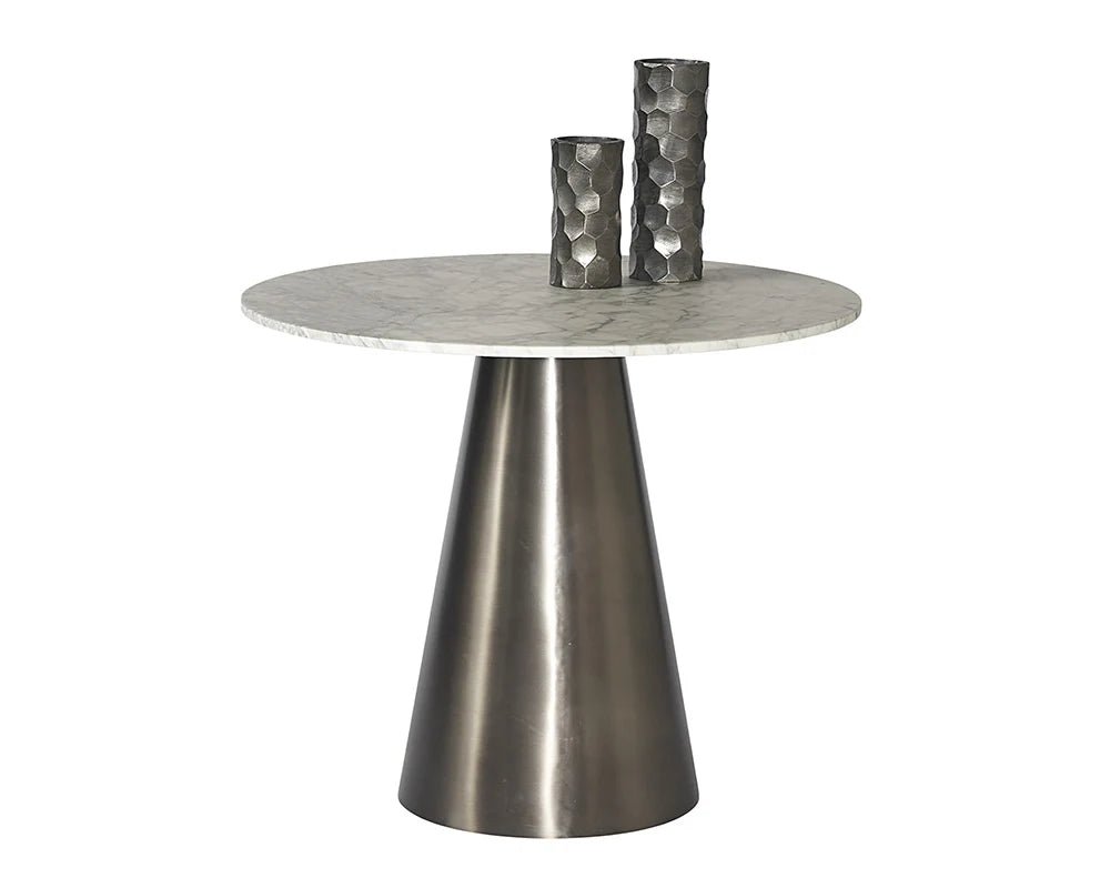 Damon Bistro Table - Gunmetal - 35.5" - Central Designs
