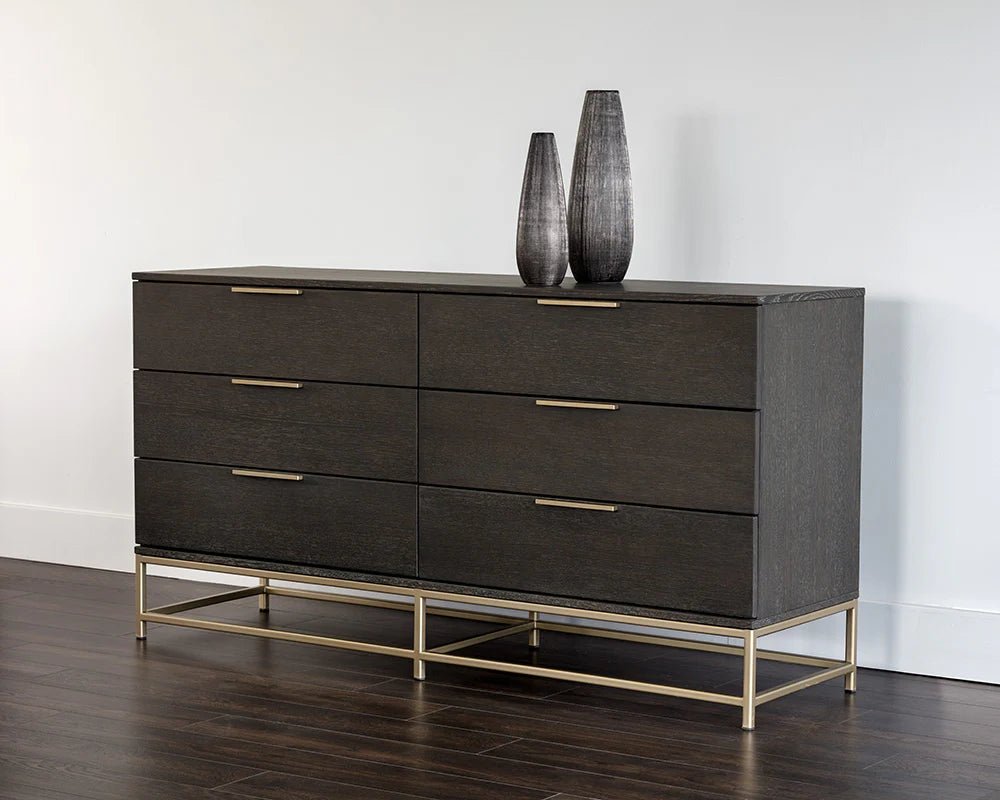 Rebel Dresser - Small - Gold - Charcoal Grey - Central Designs