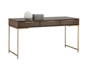 Rebel Desk - Gold - Raw Umber - Central Designs