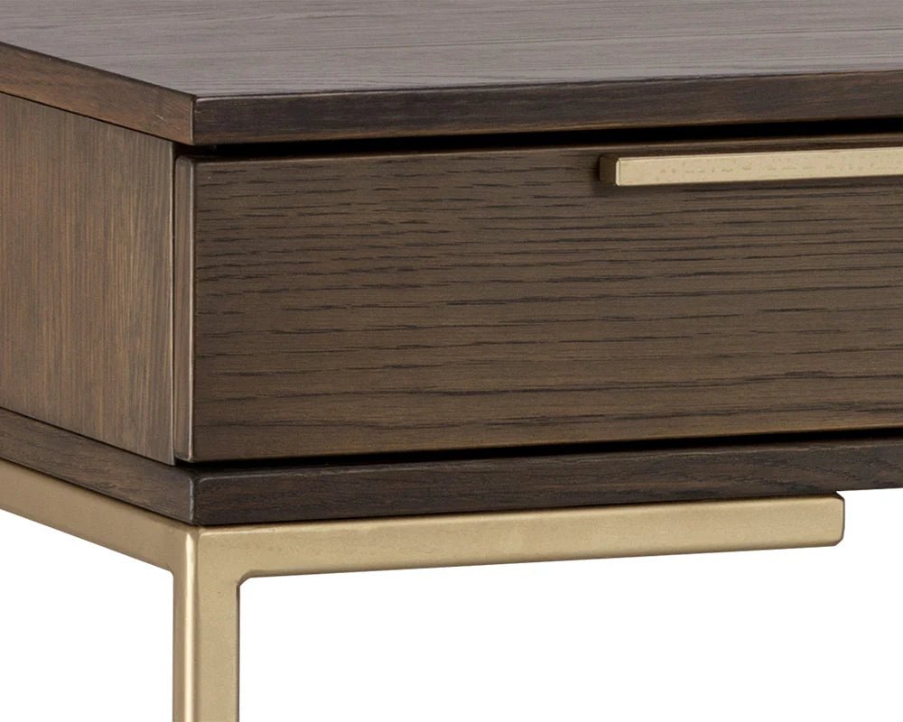 Rebel Desk - Gold - Raw Umber - Central Designs