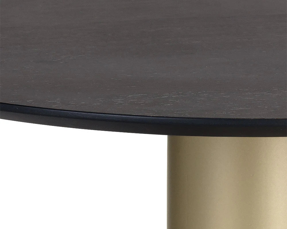 Monaco Coffee Table - Gold - Grey Marble / Charcoal Grey - Central Designs