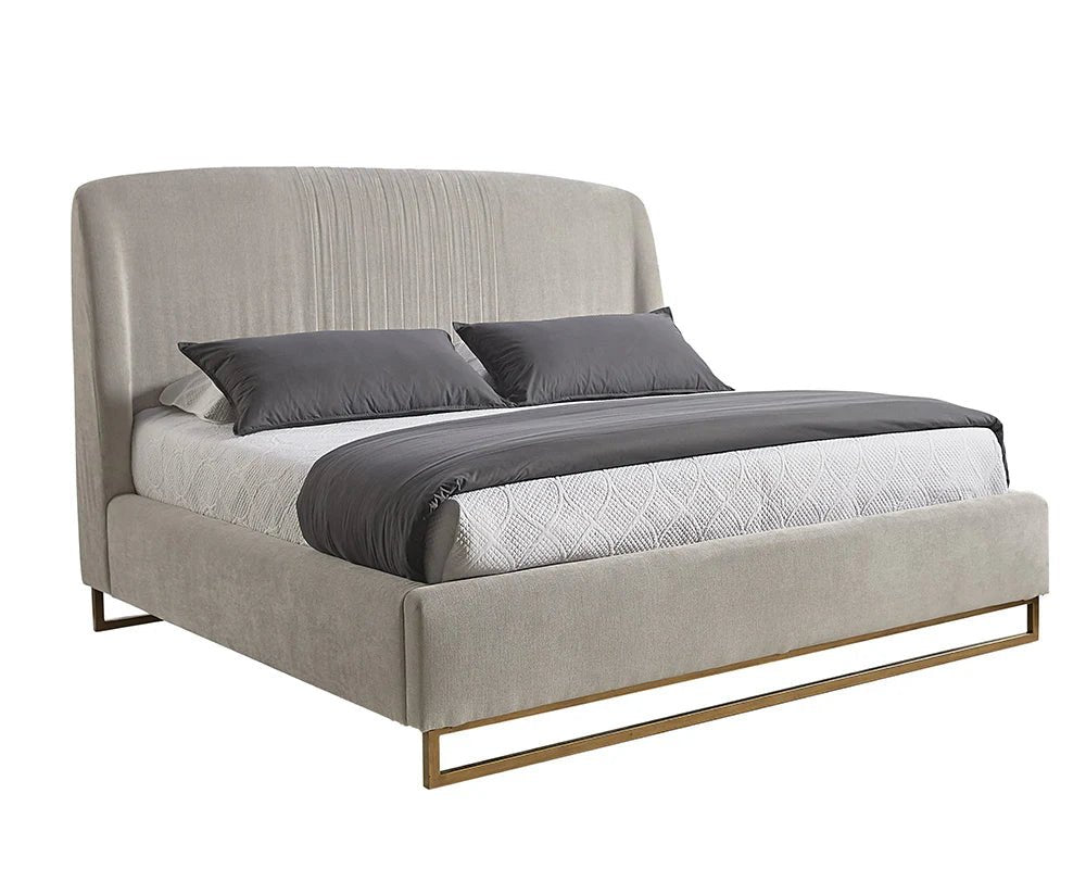 Nevin Bed - King - Polo Club Stone - Central Designs