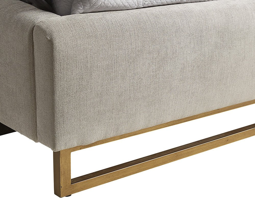 Nevin Bed - King - Polo Club Stone - Central Designs