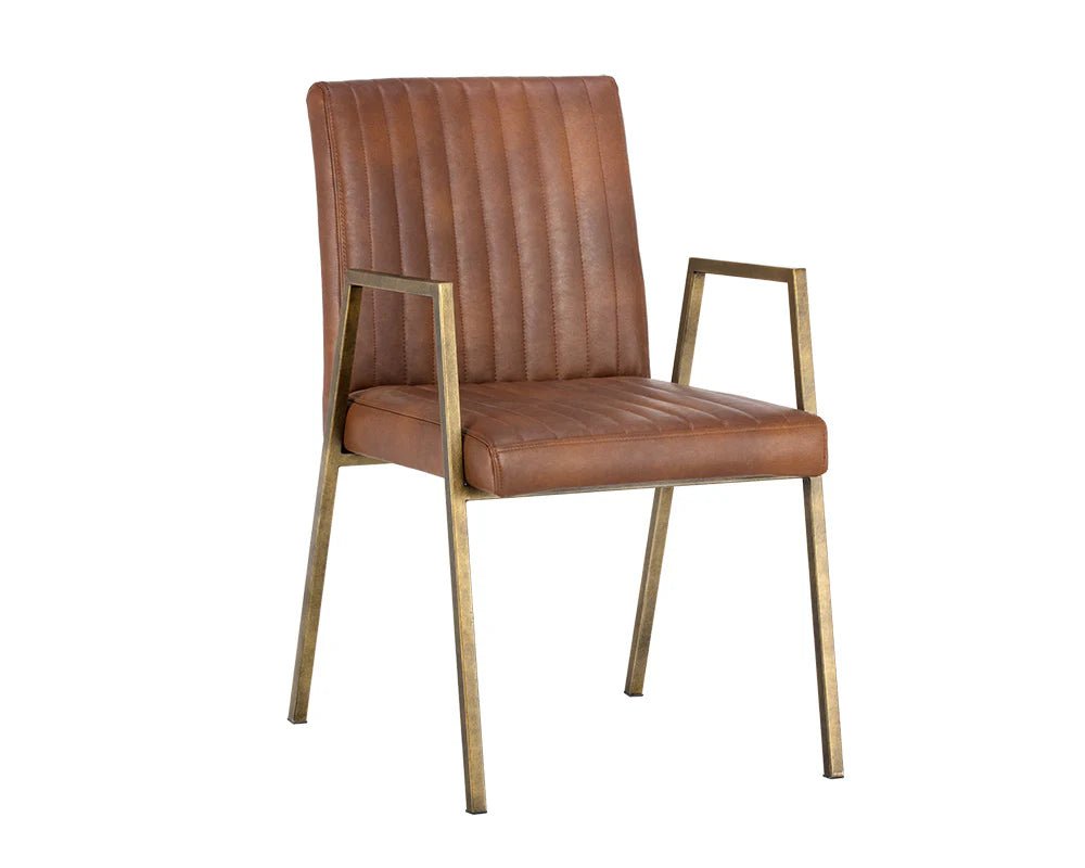 Homer Dining Armchair - Bravo Cognac - Central Designs