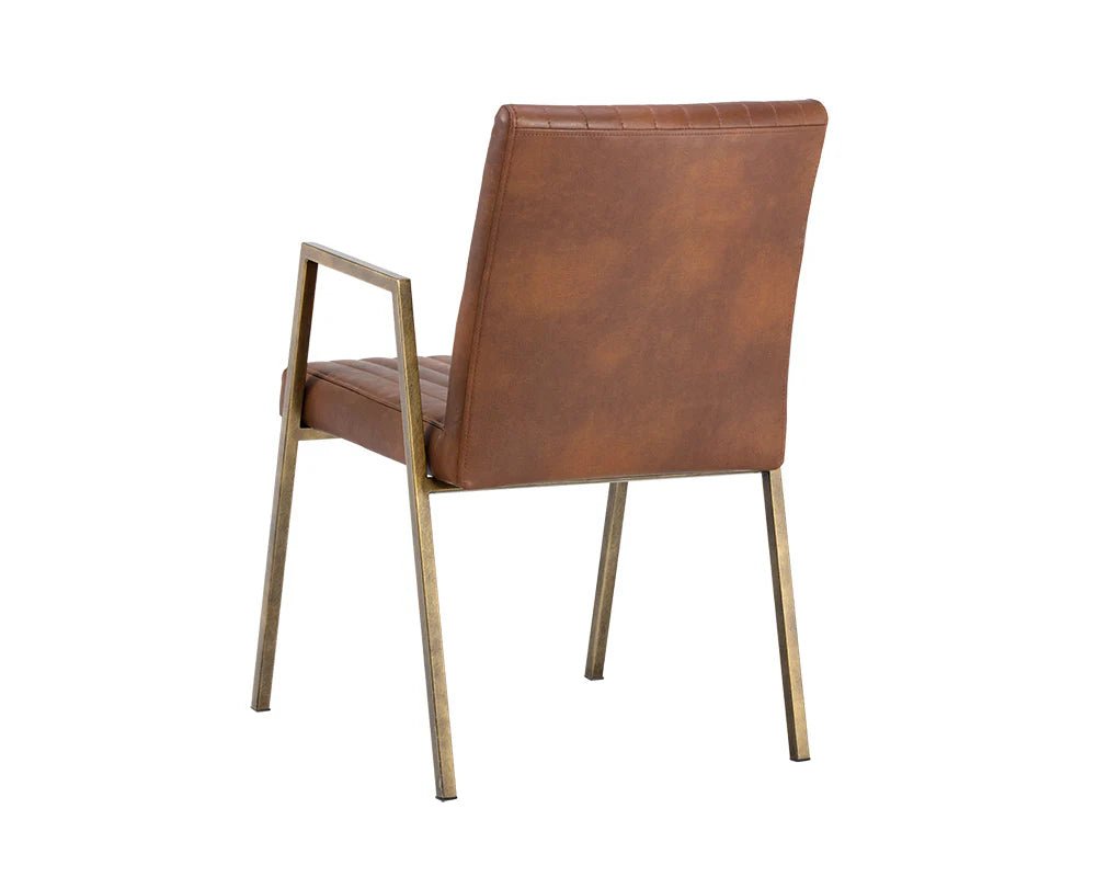 Homer Dining Armchair - Bravo Cognac - Central Designs