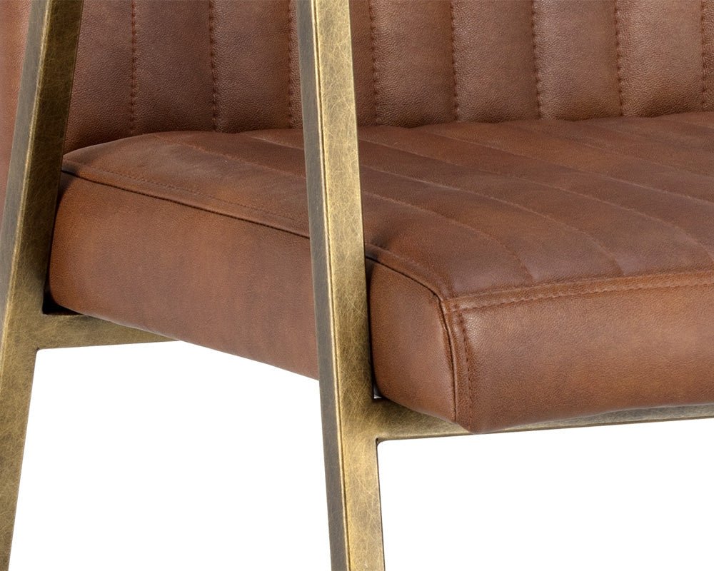 Homer Dining Armchair - Bravo Cognac - Central Designs