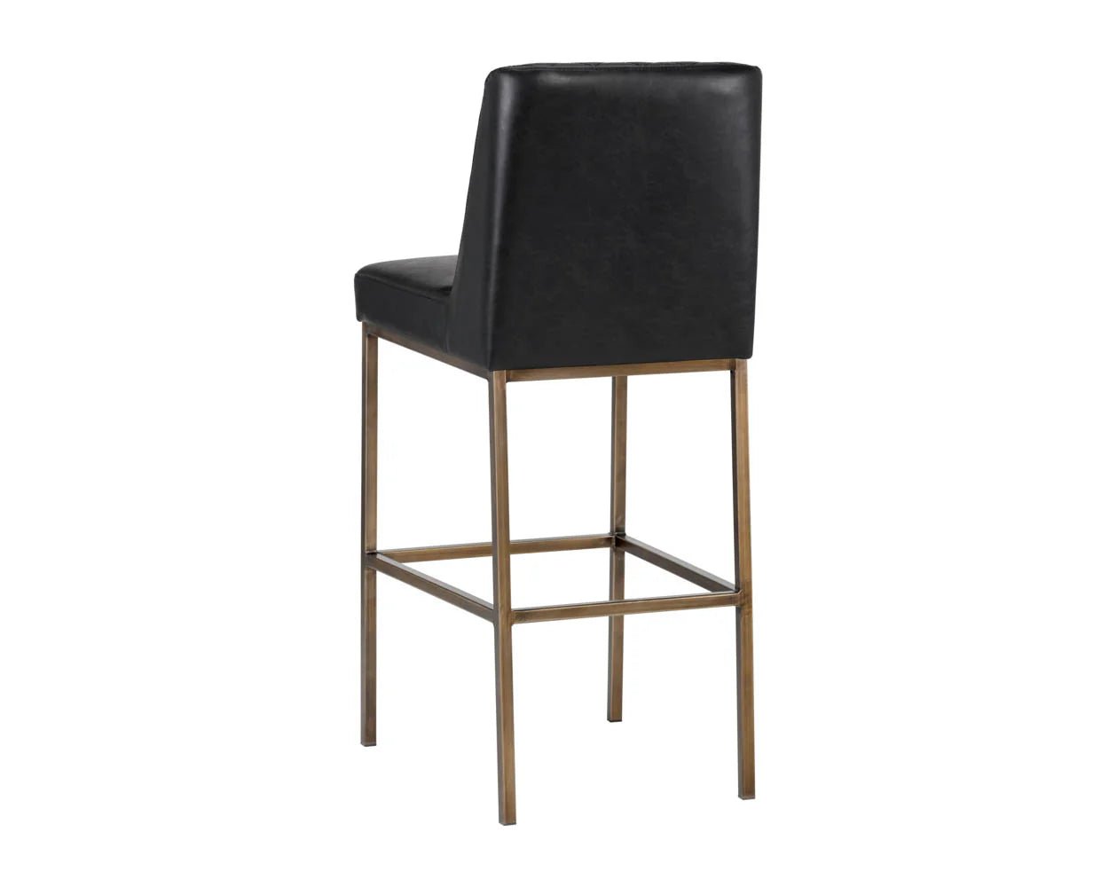 Leighland Bar Stool - Coal Black - Central Designs