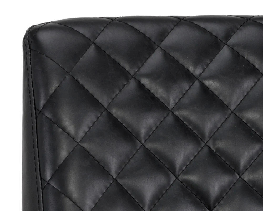 Leighland Bar Stool - Coal Black - Central Designs