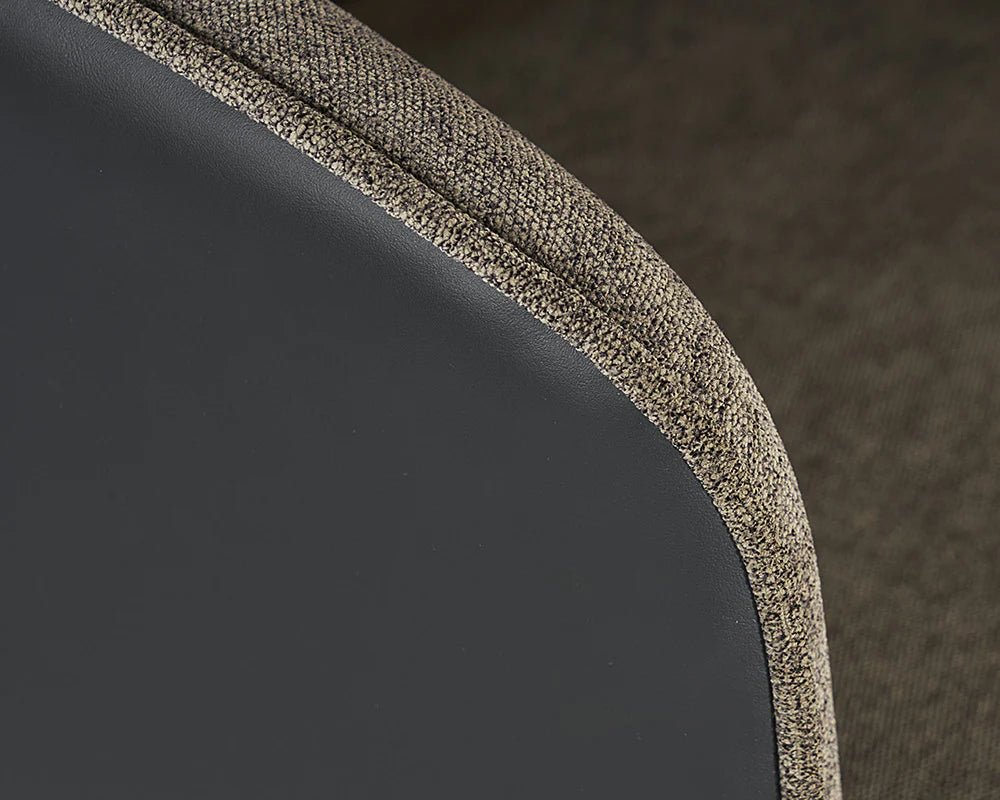 Asher Bar Stool - Sparrow Grey / Napa Black - Central Designs