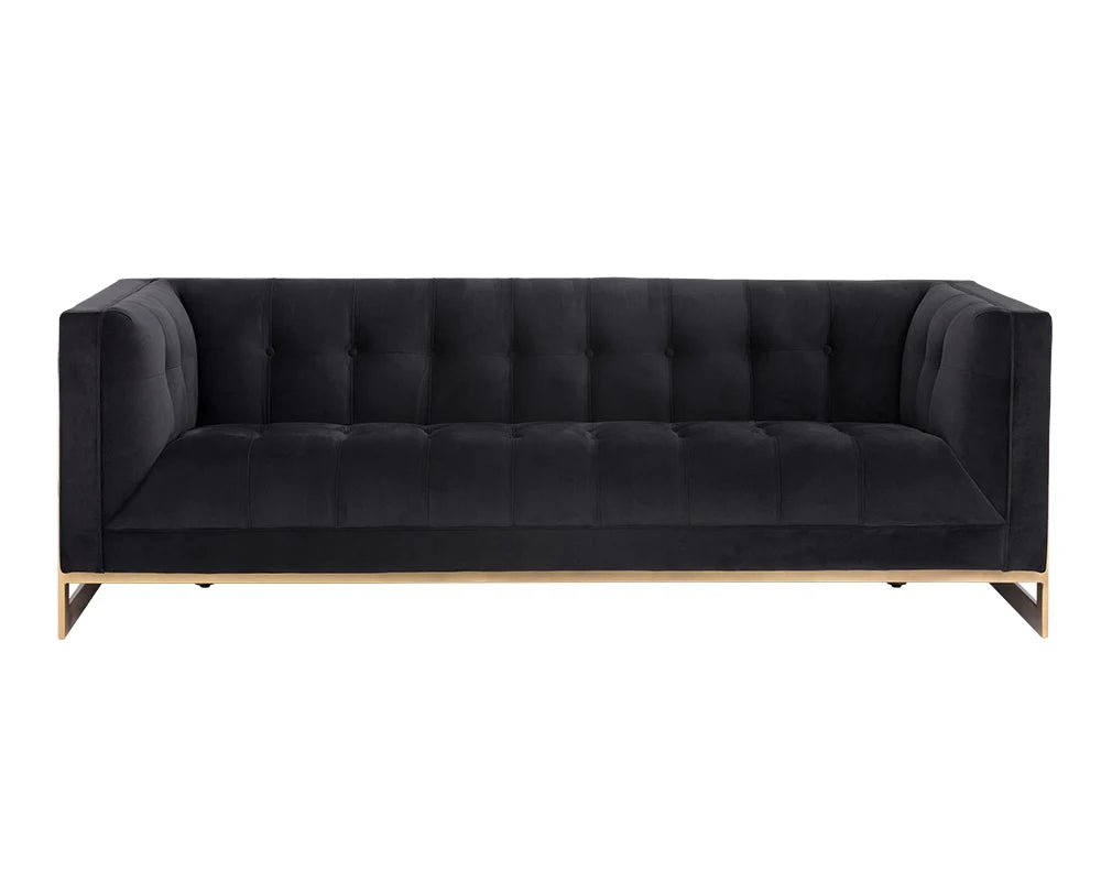 Ekon Sofa - Abbington Black - Central Designs