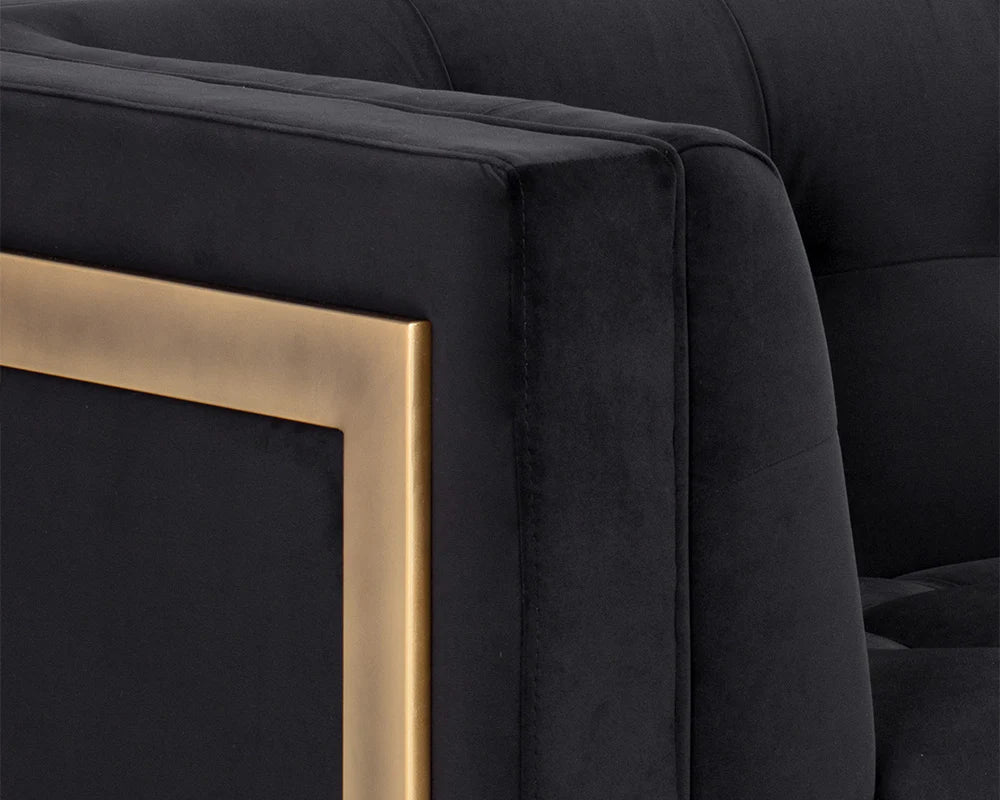 Ekon Sofa - Abbington Black - Central Designs