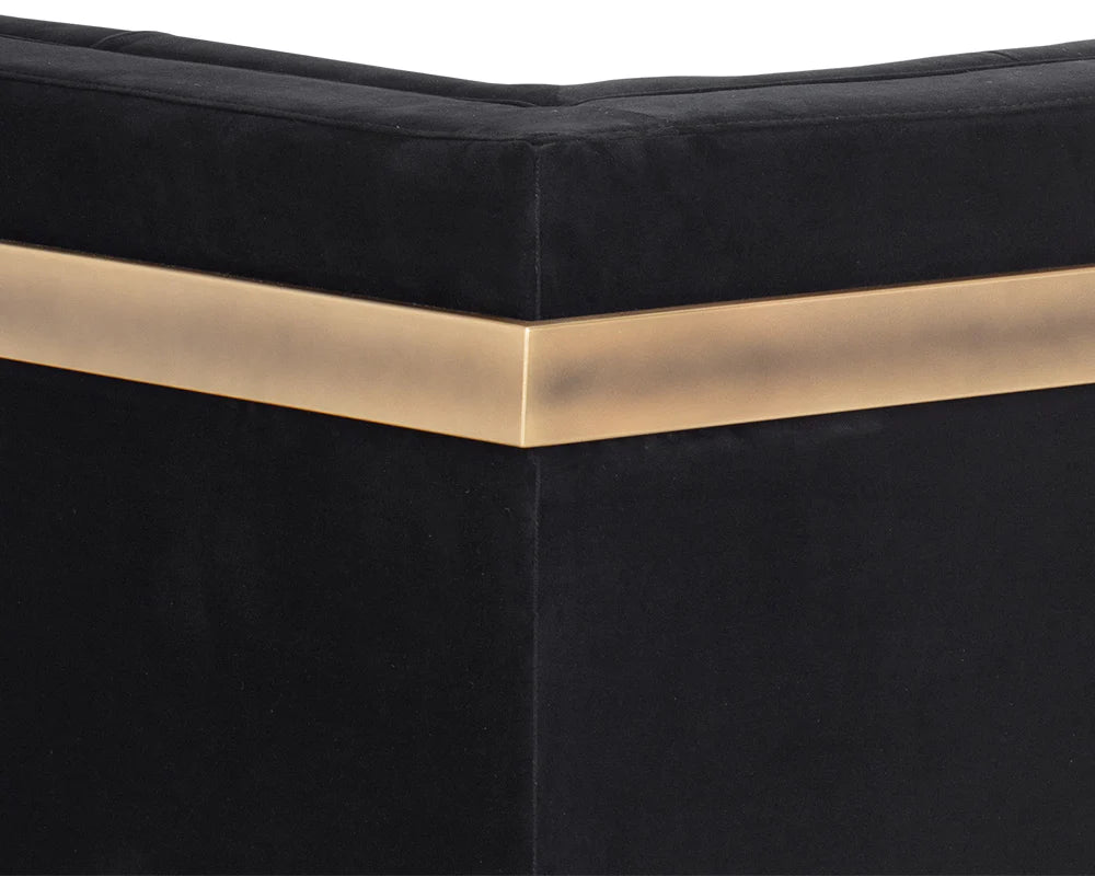Ekon Sofa - Abbington Black - Central Designs