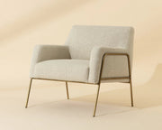 Cybil Lounge Chair - Dove Cream - Central Designs