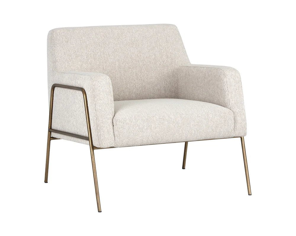 Cybil Lounge Chair - Dove Cream - Central Designs