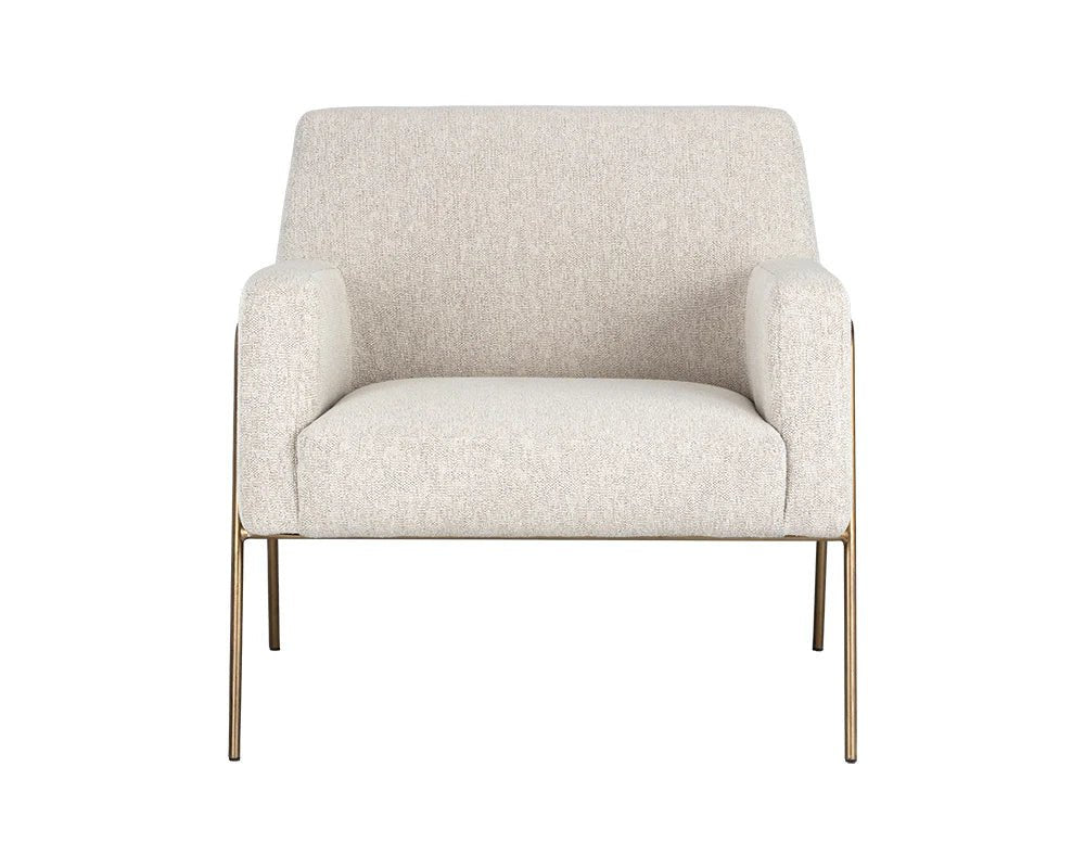 Cybil Lounge Chair - Dove Cream - Central Designs