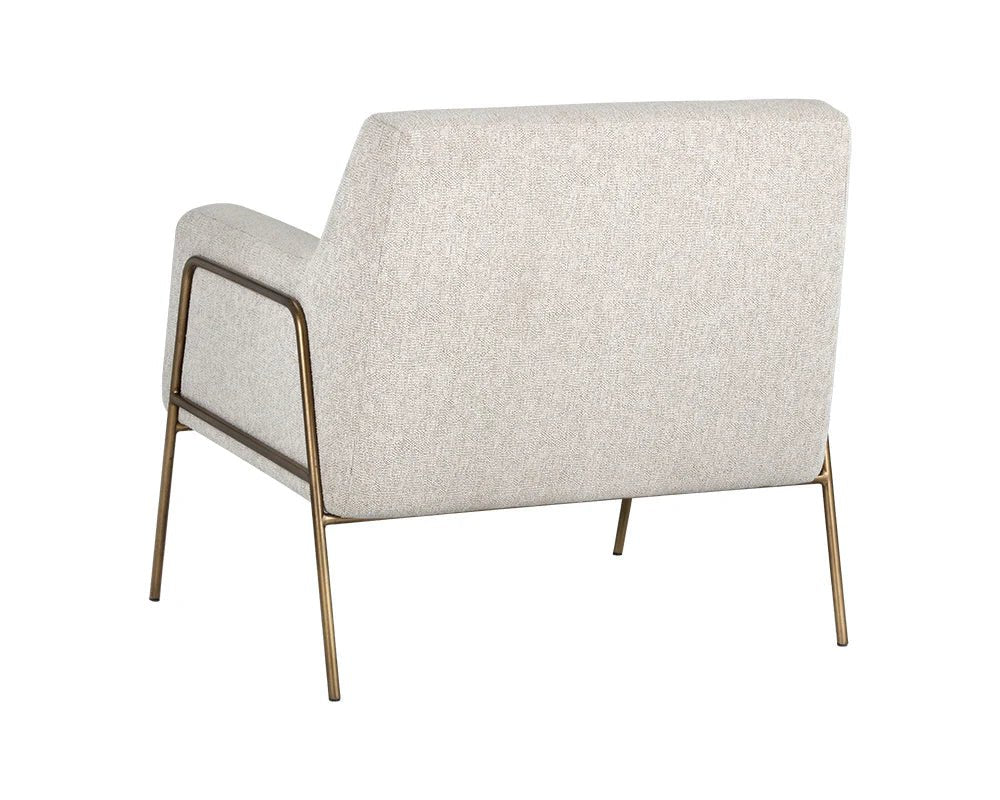 Cybil Lounge Chair - Dove Cream - Central Designs