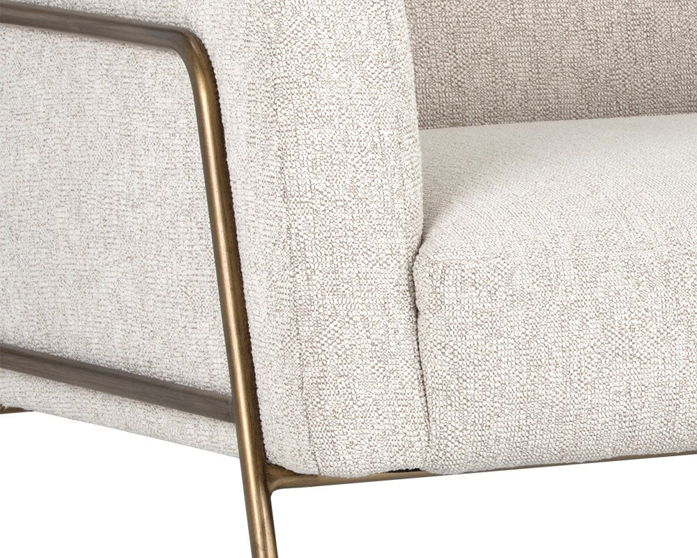 Cybil Lounge Chair - Dove Cream - Central Designs