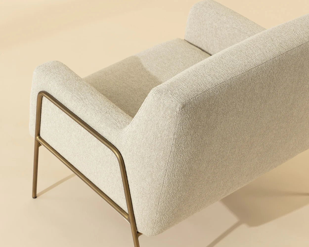 Cybil Lounge Chair - Dove Cream - Central Designs