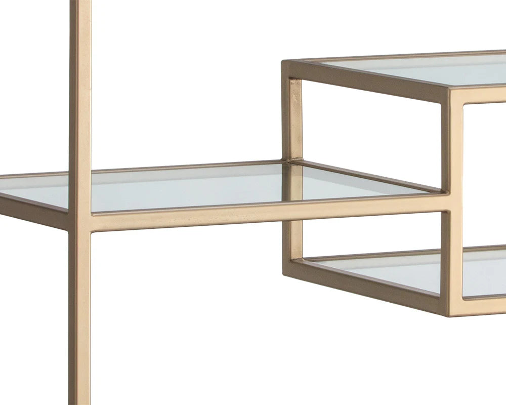 Stamos Bookcase - Raw Umber