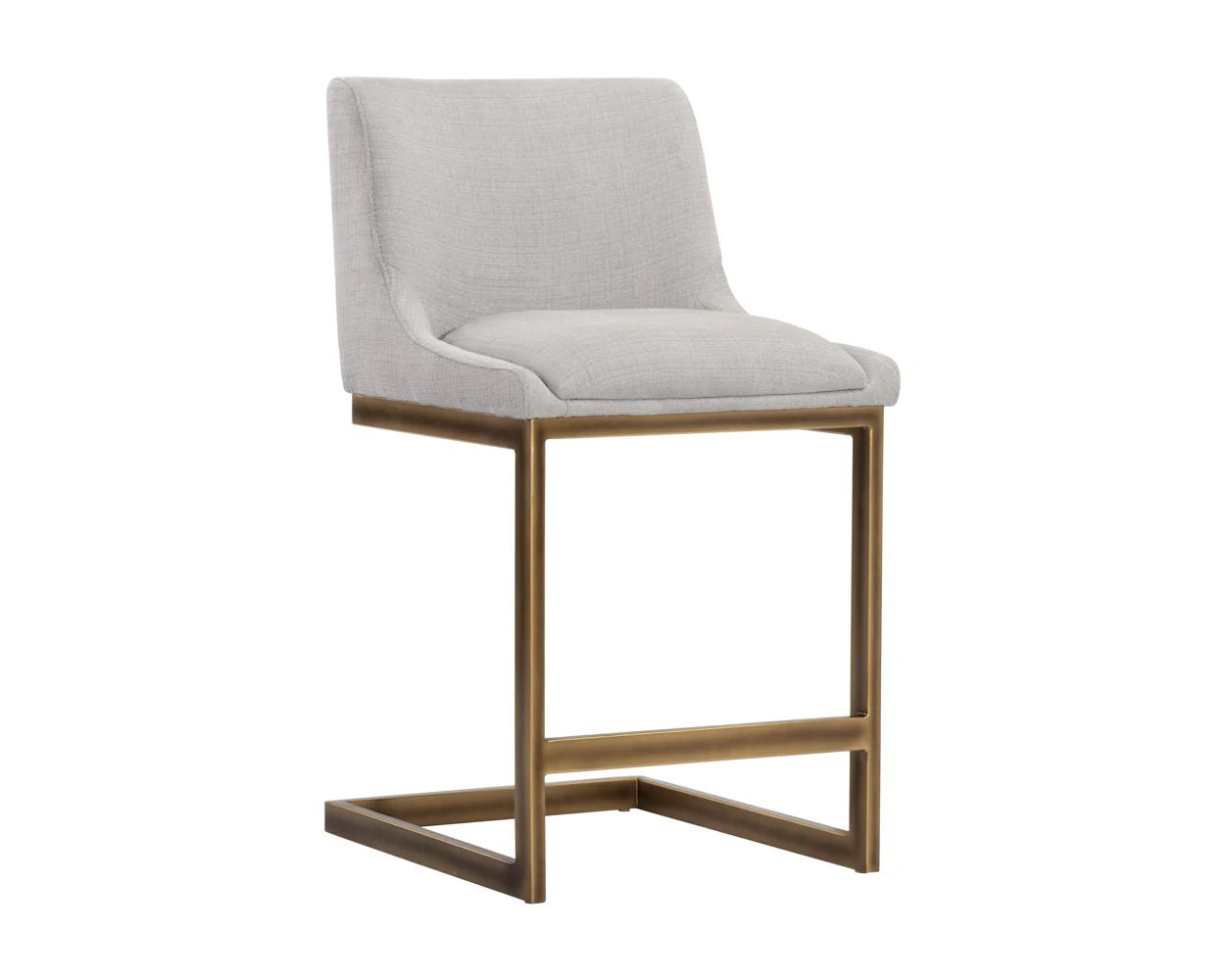 Holly Counter Stool - Zenith Soft Grey - Central Designs