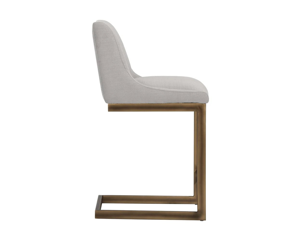 Holly Counter Stool - Zenith Soft Grey - Central Designs