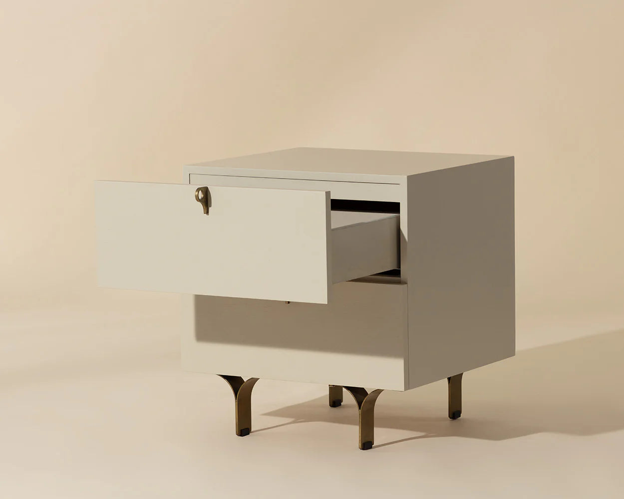 Celine Nightstand - Small - Cream