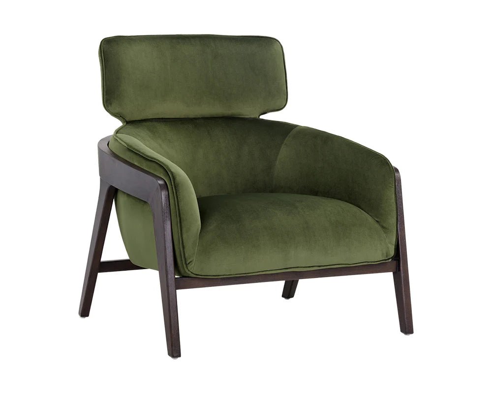 Maximus Lounge Chair - Moss Green - Central Designs