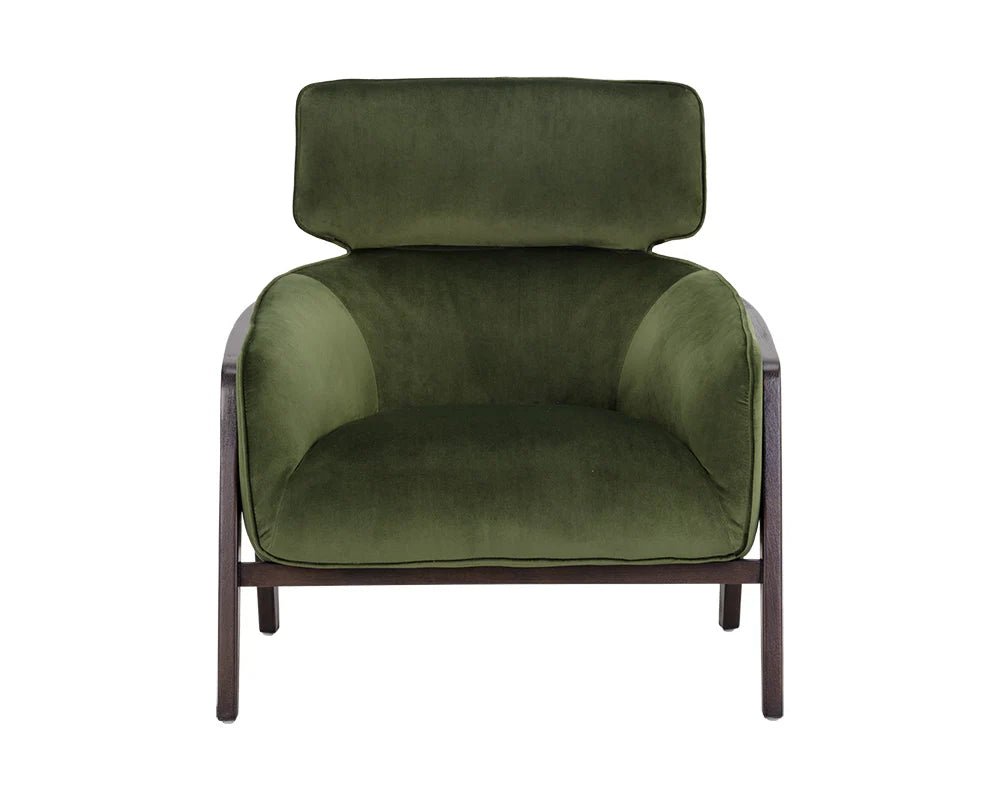 Maximus Lounge Chair - Moss Green - Central Designs