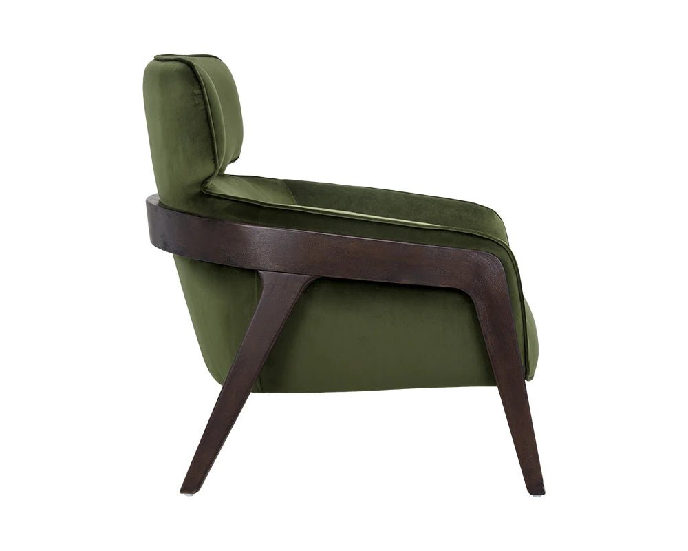 Maximus Lounge Chair - Moss Green - Central Designs