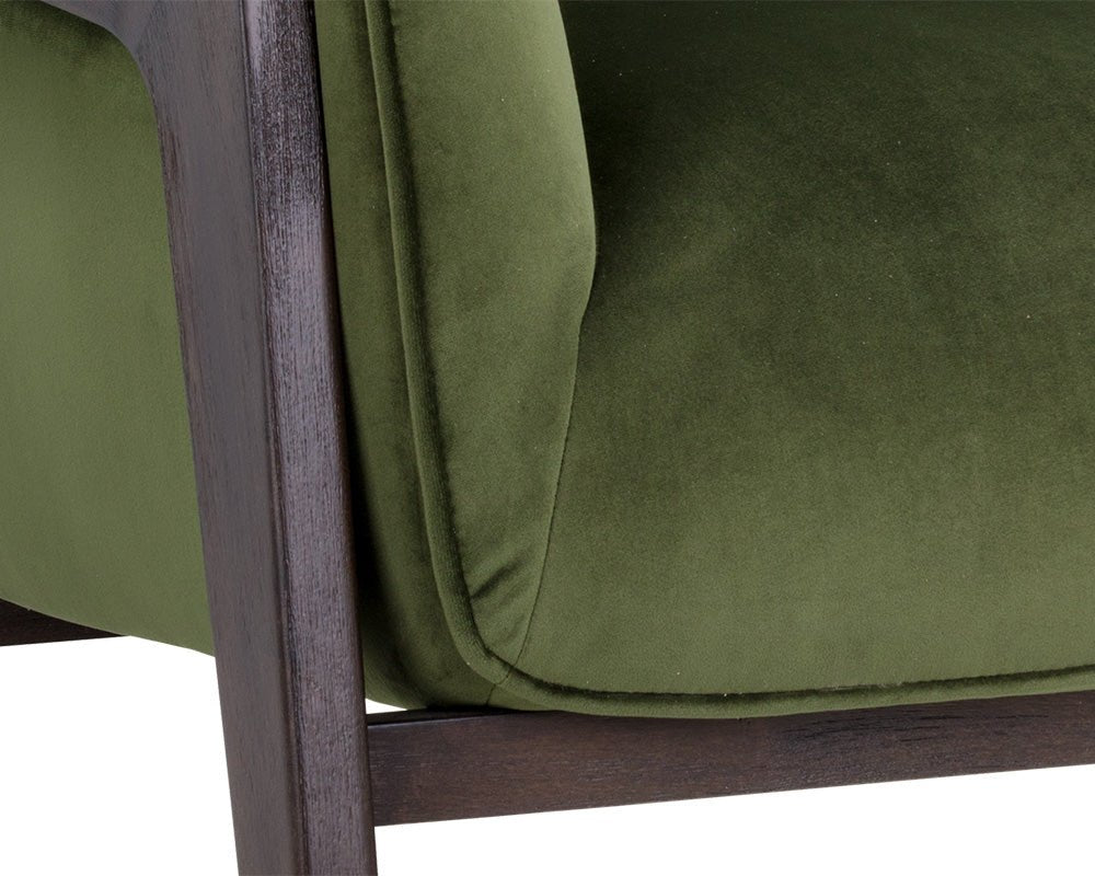 Maximus Lounge Chair - Moss Green - Central Designs